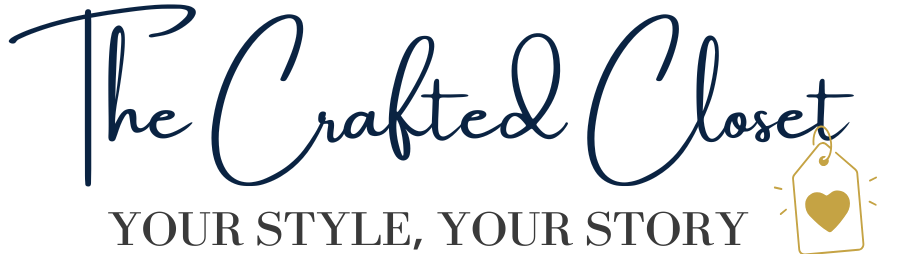 The Crafted Closet Logo – Luxury Custom Clothing Brand in Elegant Typography
